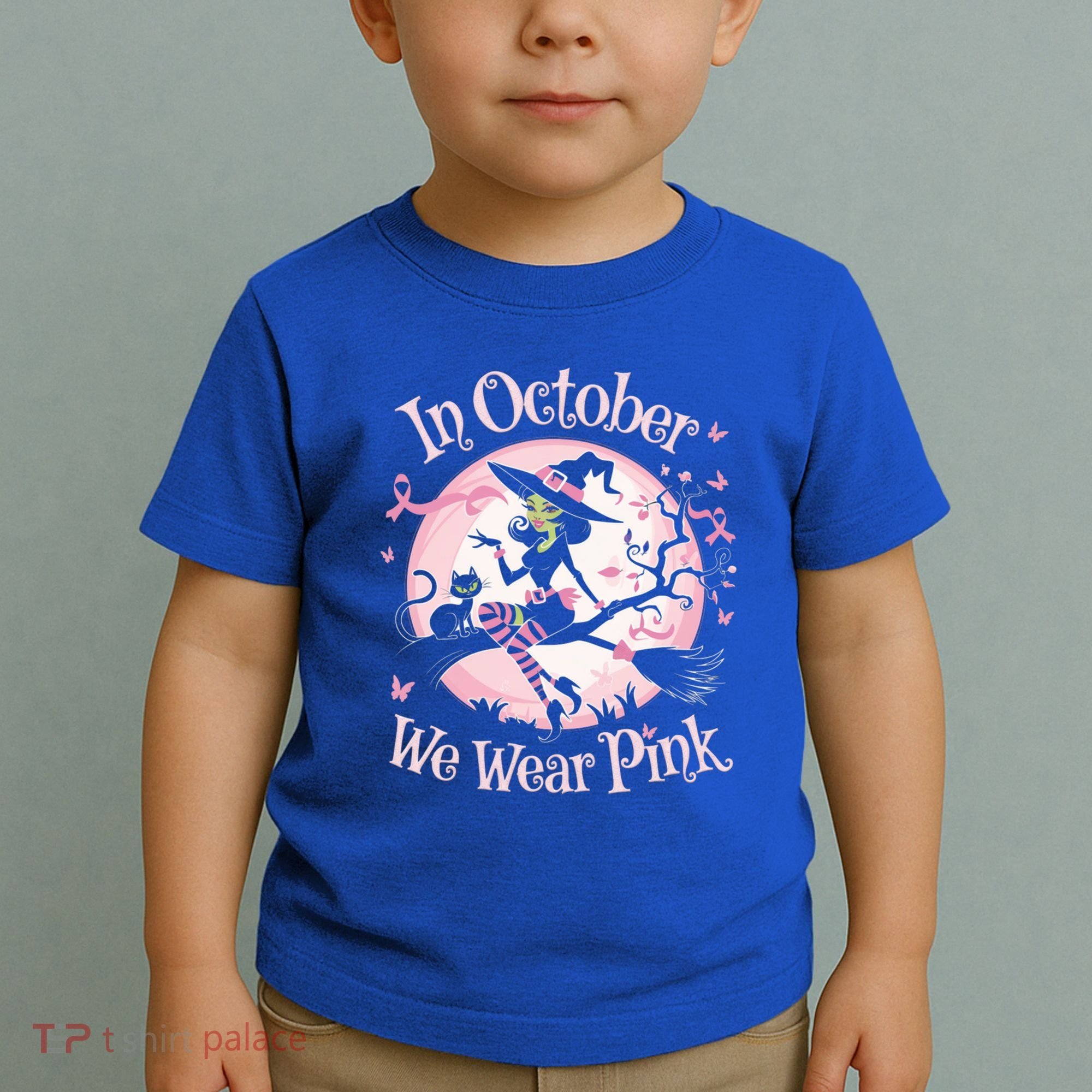 In October We Wear Halloween Party Great Gift Toddler T-Shirt