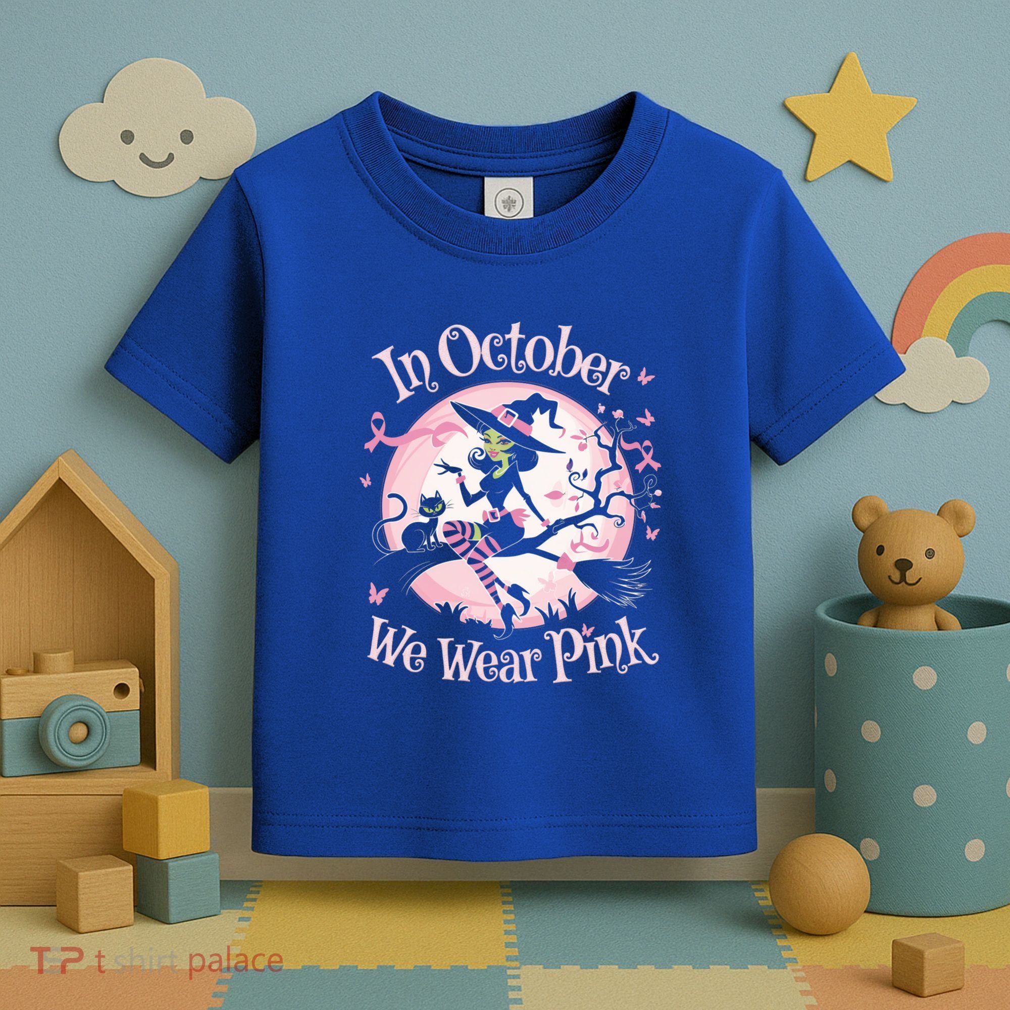 In October We Wear Halloween Party Great Gift Toddler T-Shirt