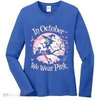 In October We Wear Halloween Party Great Gift Women's Long Sleeve Shirt thumb 0