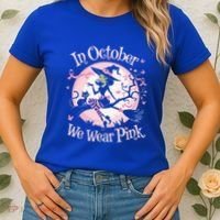 In October We Wear Halloween Party Great Gift Women's T-Shirt thumb 2