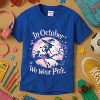 In October We Wear Halloween Party Great Gift Kids T-Shirt thumb 3