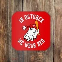In October We Wear Red October Philadelphia Baseball Coaster thumb 0