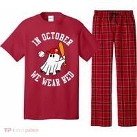 In October We Wear Red October Philadelphia Baseball Pajama Set thumb 0