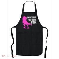 In October We Wear Pink Dinosaur T Rex Apron thumb 0