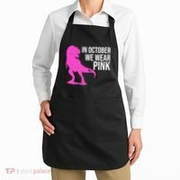 In October We Wear Pink Dinosaur T Rex Apron thumb 2