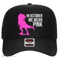 In October We Wear Pink Dinosaur T Rex Hat thumb 0