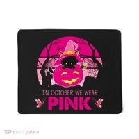 In October We Wear Pink Dinosaur Cat Witch Mousepad thumb 0