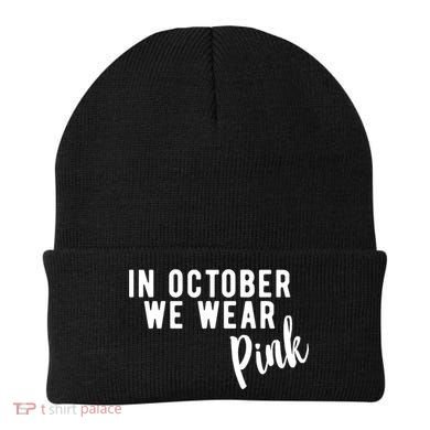 In October We Wear Pink Beanie