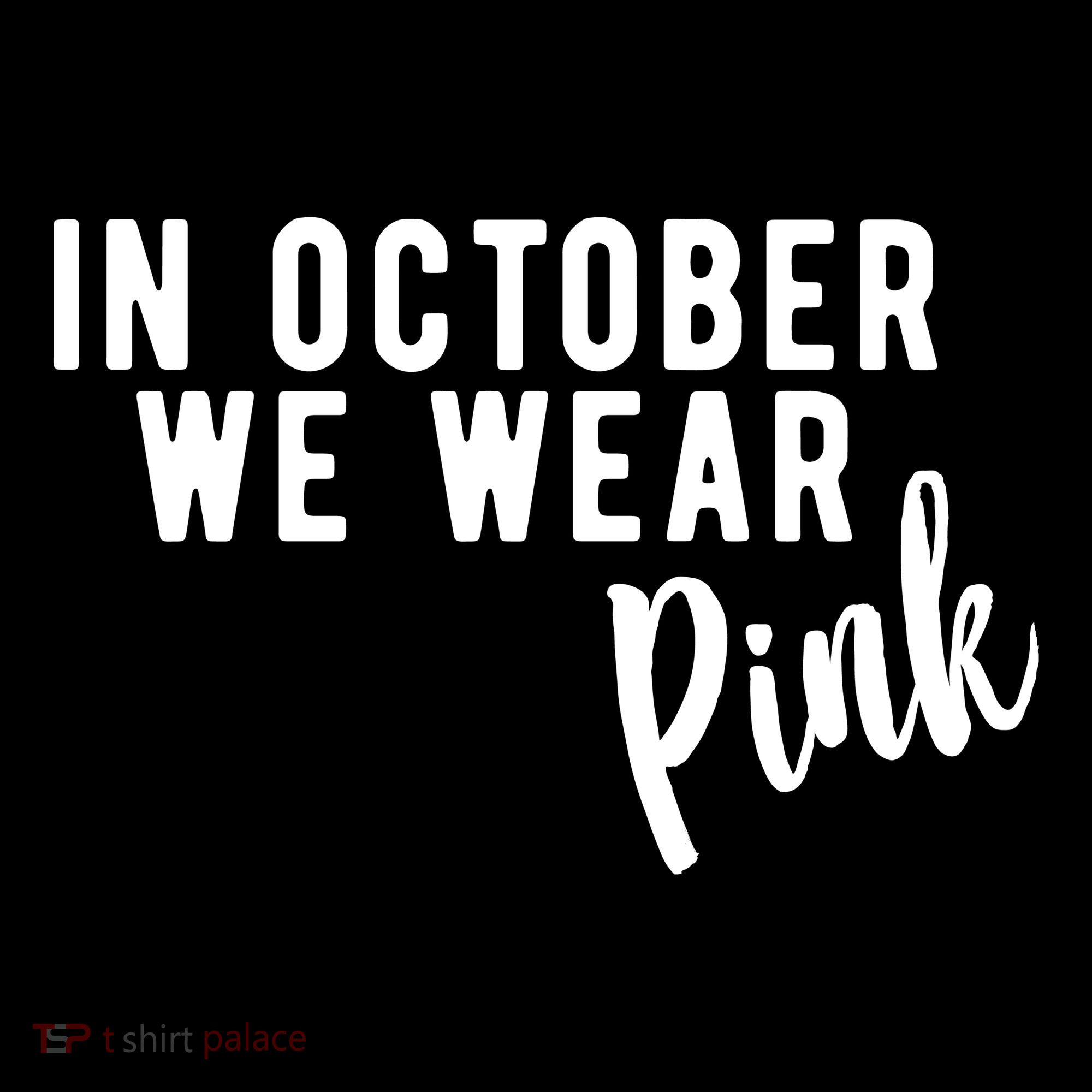 In October We Wear Pink Ornament