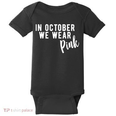 In October We Wear Pink Baby Bodysuit