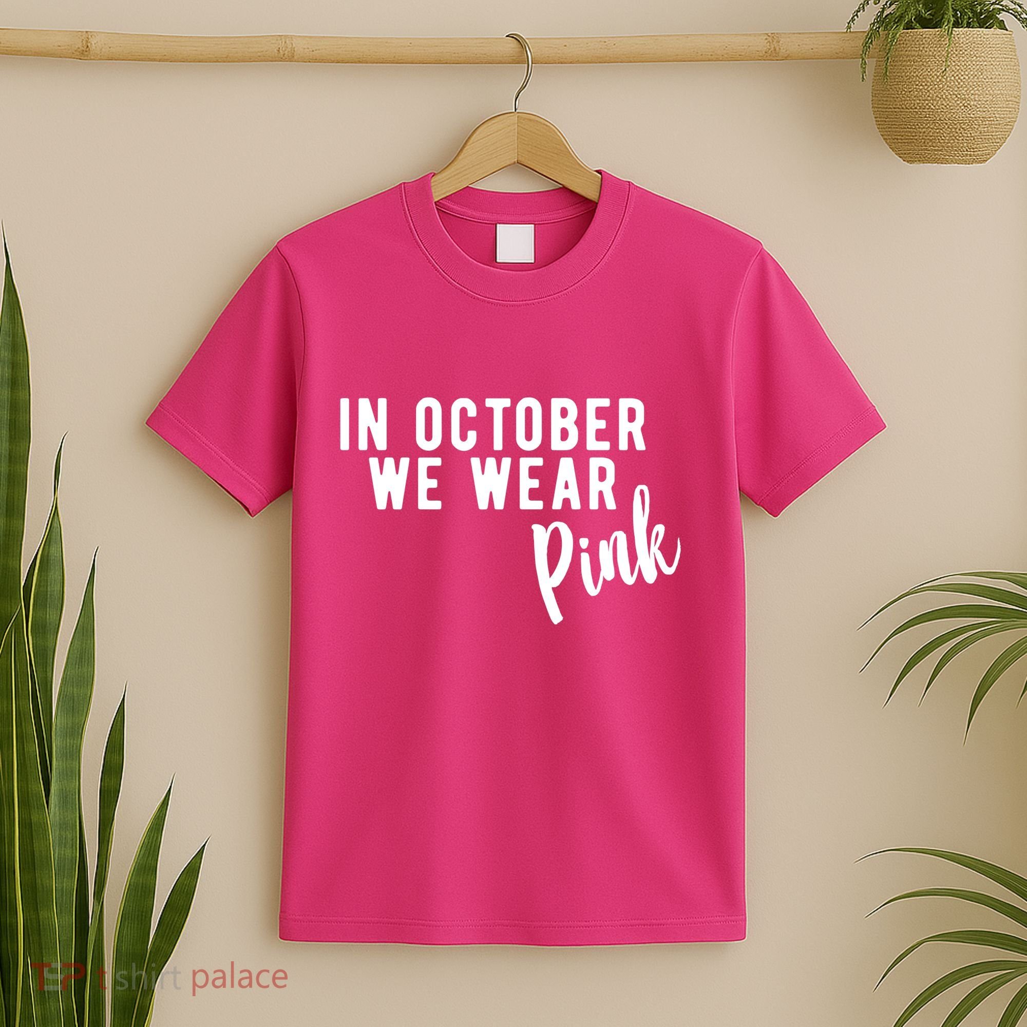 In October We Wear Pink T-Shirt