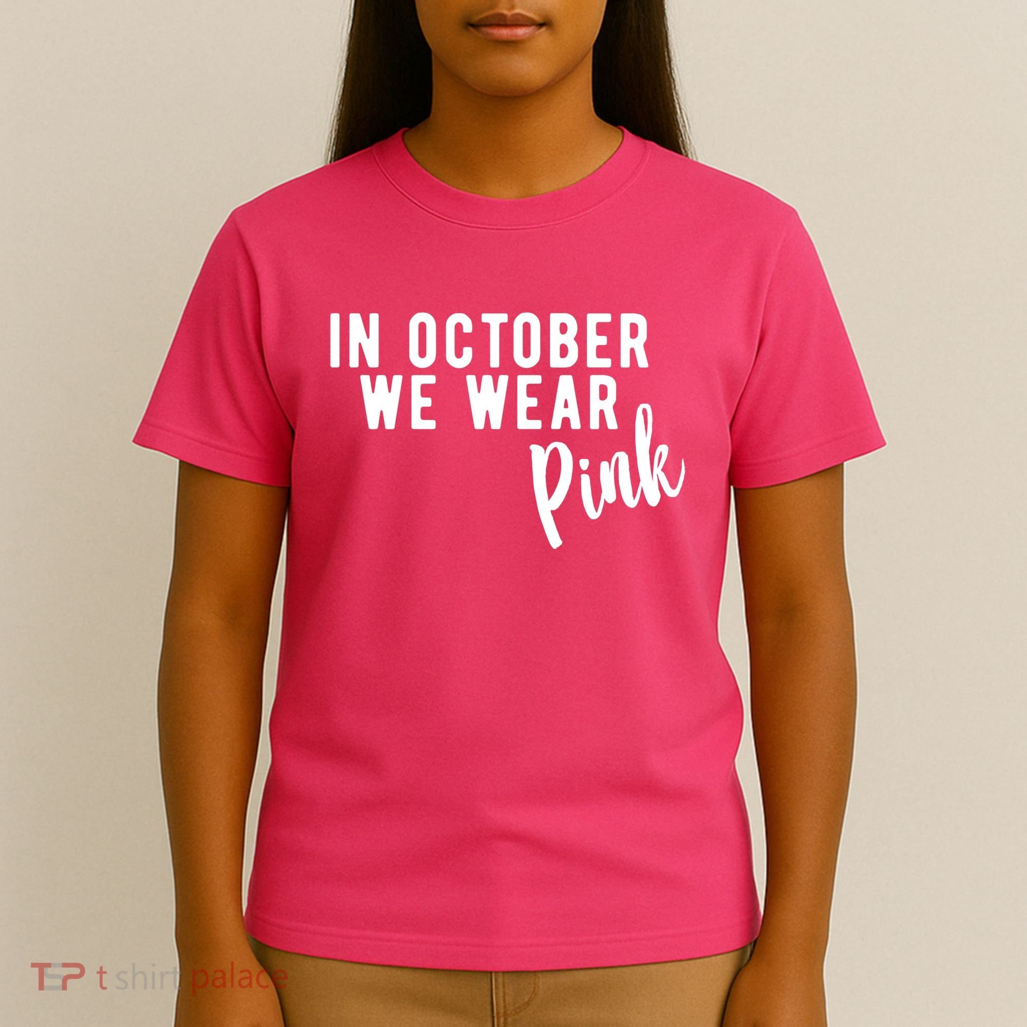 In October We Wear Pink T-Shirt