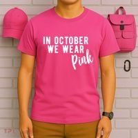 In October We Wear Pink T-Shirt thumb 6