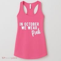 In October We Wear Pink Women's Tank Top thumb 0