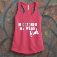 In October We Wear Pink Women's Tank Top thumb 3