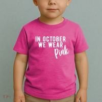 In October We Wear Pink Toddler T-Shirt thumb 2