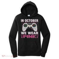In October We Wear Breast Cancer Gaming Women's Hoodie thumb 0