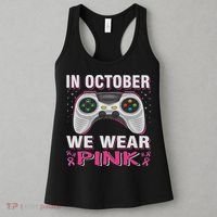 In October We Wear Breast Cancer Gaming Women's Tank Top thumb 3