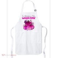 In October We Wear Pink Pumpkin Fall Apron thumb 0