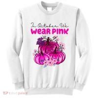 In October We Wear Pink Pumpkin Fall Sweatshirt thumb 0