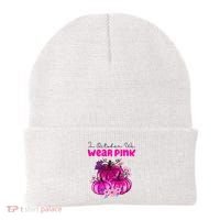 In October We Wear Pink Pumpkin Fall Beanie thumb 0