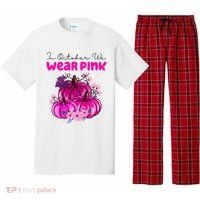 In October We Wear Pink Pumpkin Fall Pajama Set thumb 0