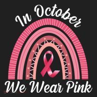 In October We Wear Pink Rainbow Ribbon Beanie thumb 2