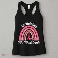 In October We Wear Pink Rainbow Ribbon Women's Tank Top thumb 3