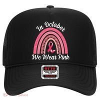 In October We Wear Pink Rainbow Ribbon Hat thumb 0