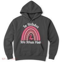 In October We Wear Pink Rainbow Ribbon Hoodie thumb 0