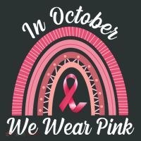 In October We Wear Pink Rainbow Ribbon Kids T-Shirt thumb 4