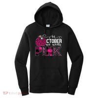 In October We Wear Pink Breast Cancer Pumpkin Women's Hoodie thumb 0