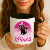 In October We Wear Pink, Strong, I Wear Pink, Pink Coffee Mug thumb 3