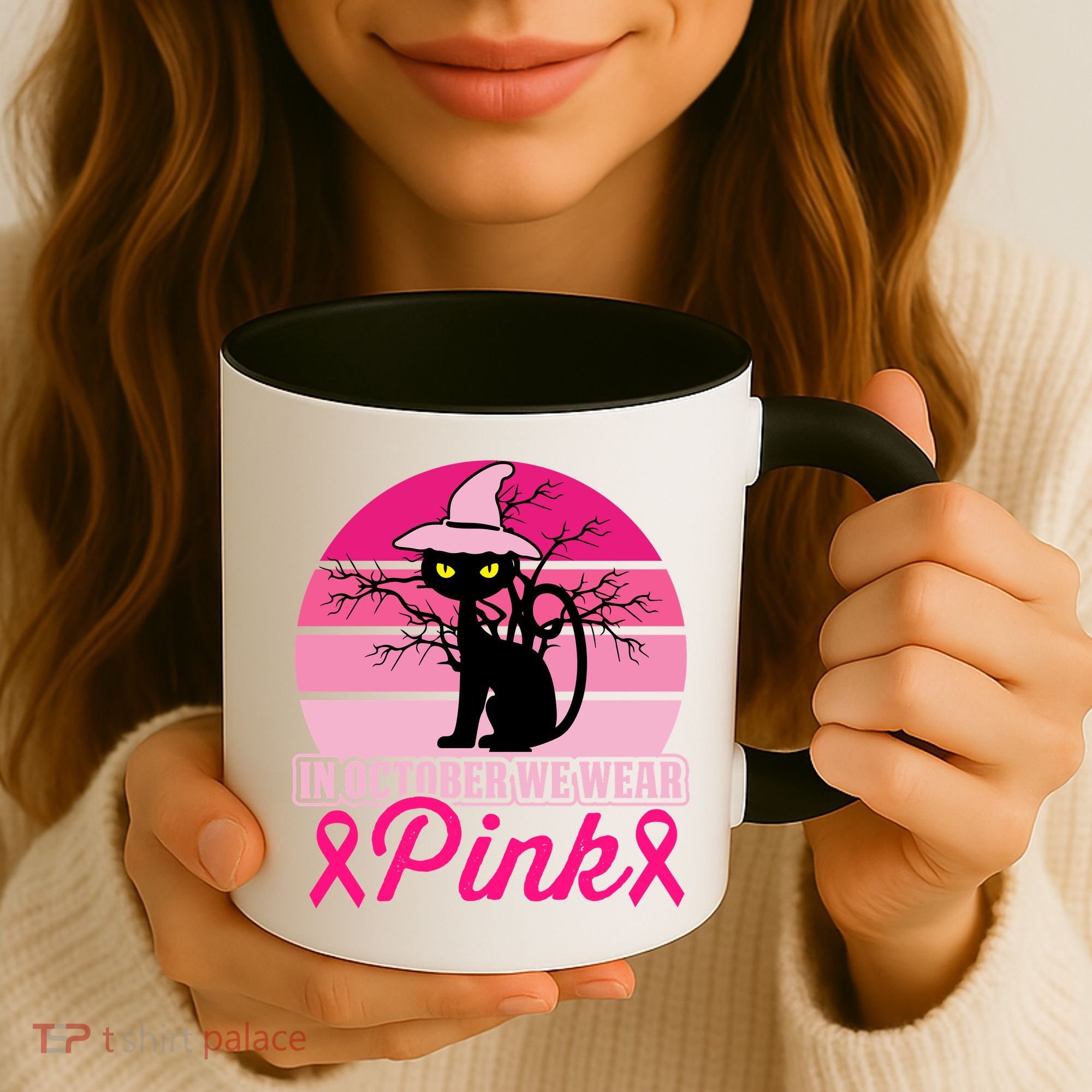In October We Wear Pink, Strong, I Wear Pink, Pink Coffee Mug