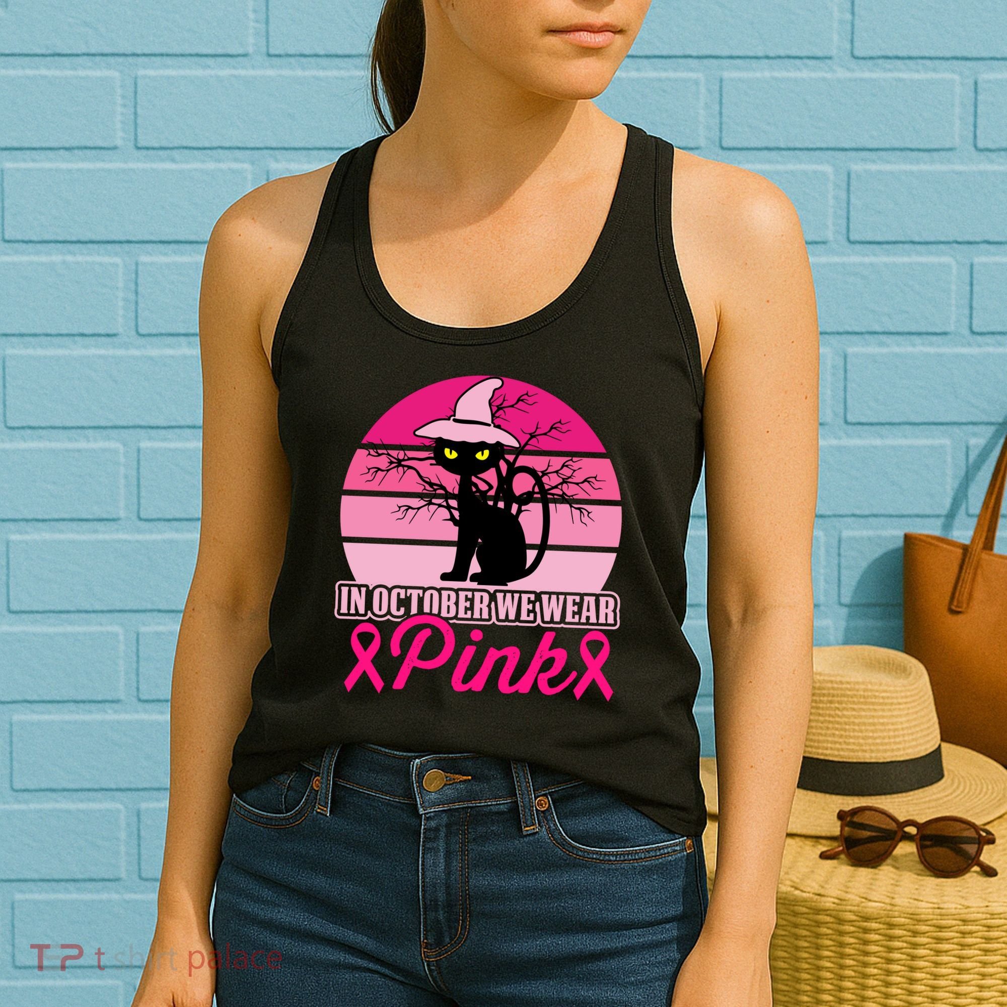 In October We Wear Pink, Strong, I Wear Pink, Pink Women's Tank Top