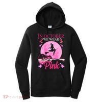 In October We Wear Pink Halloween Breast Cancer Women's Hoodie thumb 0