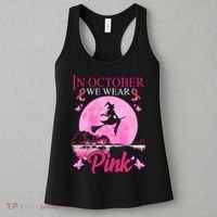 In October We Wear Pink Halloween Breast Cancer Women's Tank Top thumb 3