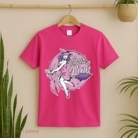 In October We Wear Pink Breast Cancer Witch Halloween T-Shirt thumb 2