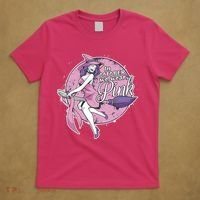 In October We Wear Pink Breast Cancer Witch Halloween T-Shirt thumb 5
