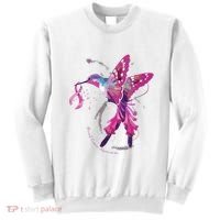 In October We Wear Pink Hummingbird Breast Cancer Awareness Sweatshirt thumb 0
