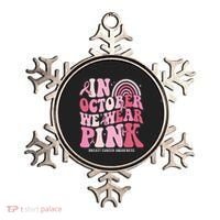 In October We Wear Pink Breast Cancer Awareness Ornament thumb 0