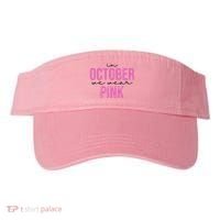 In October We Wear Pink Breast Cancer Awareness Visor thumb 0