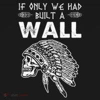 If Only We Had Built A Wall Anti Trump Protest Gift USA-Made Doggie Bandana thumb 2