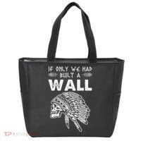 If Only We Had Built A Wall Anti Trump Protest Gift Tote Bag thumb 0