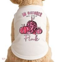 In October We Wear Pink Doggie Tank thumb 0
