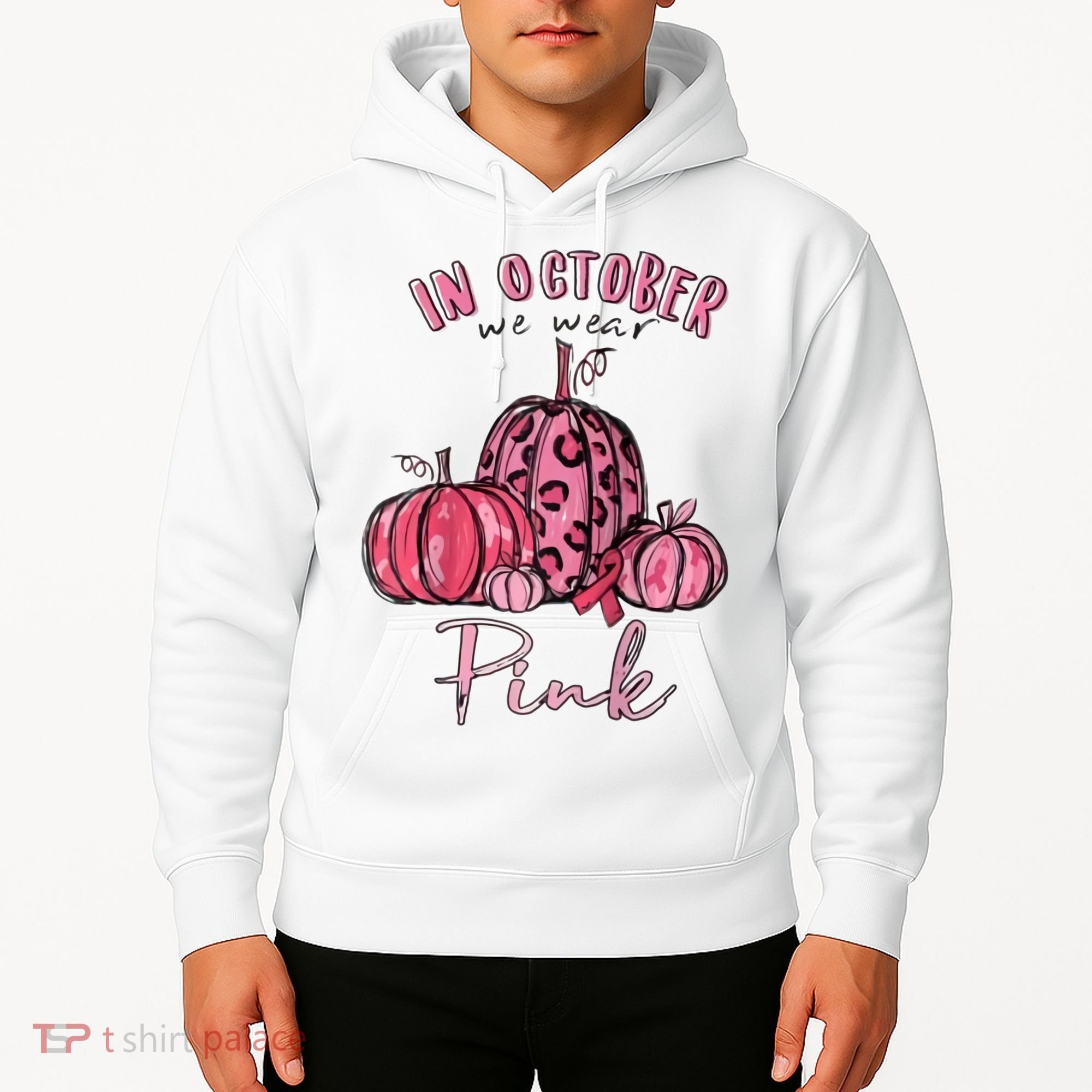 In October We Wear Pink Hoodie