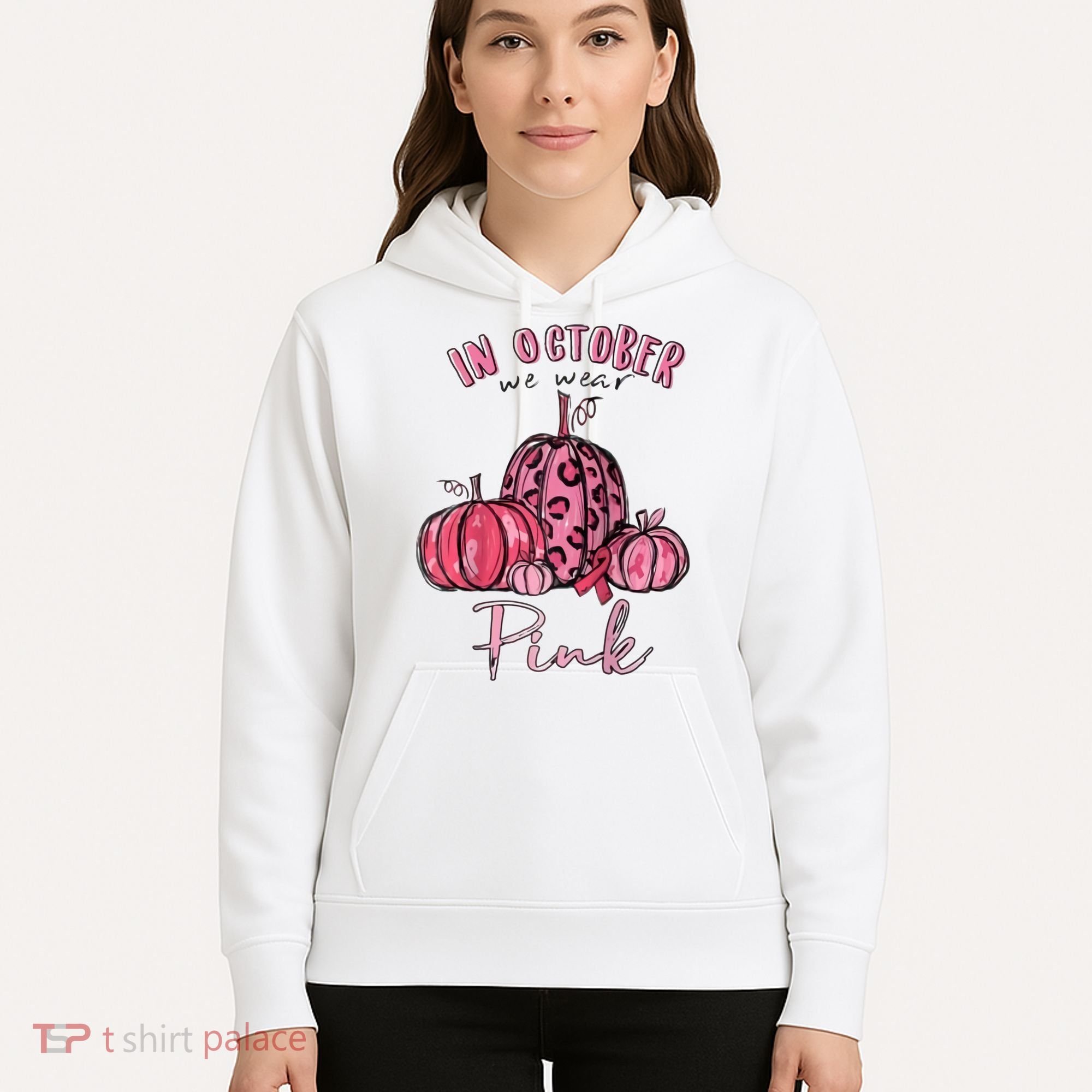 In October We Wear Pink Hoodie