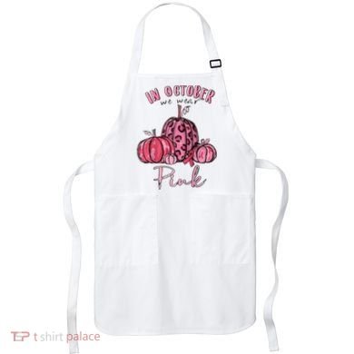 In October We Wear Pink Apron