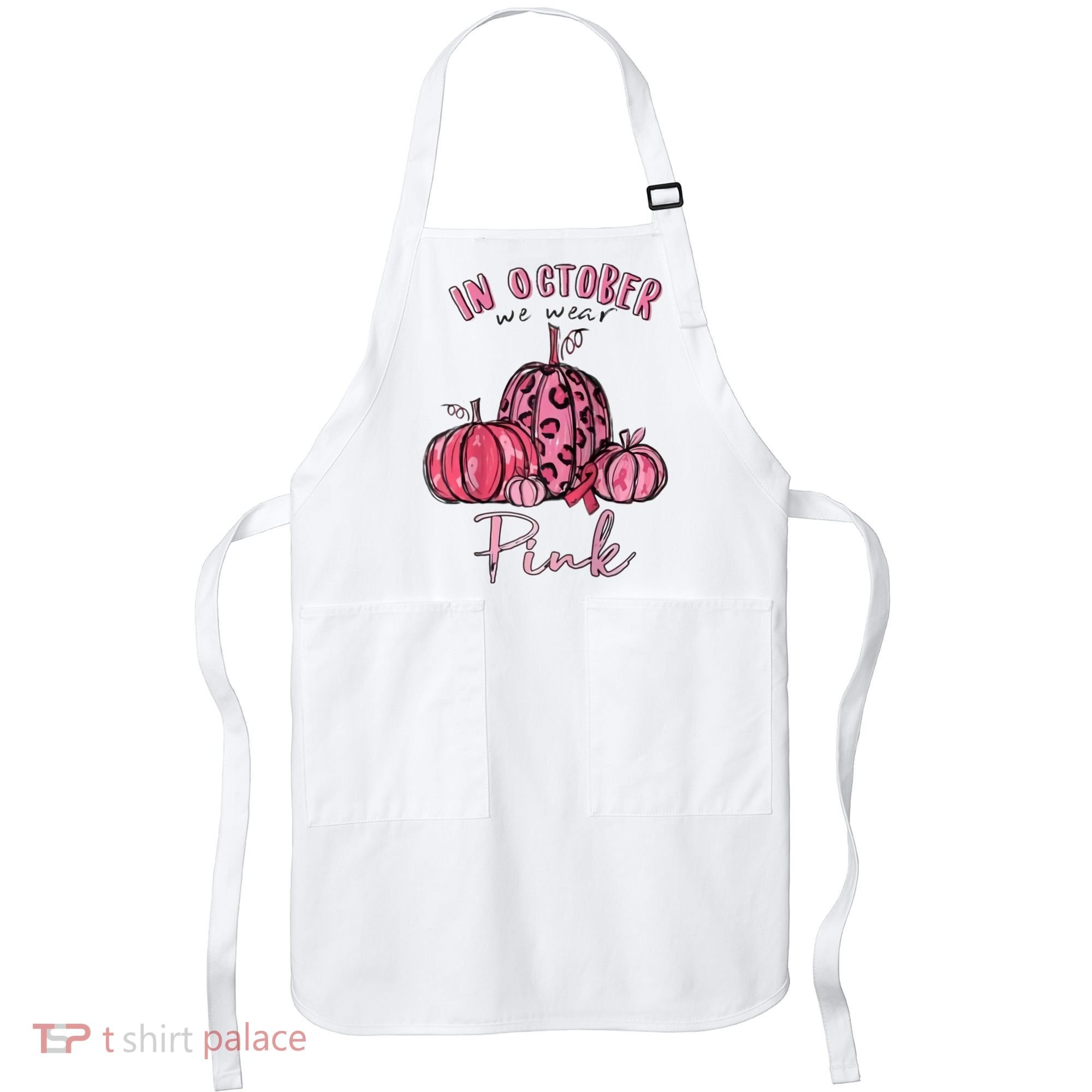 In October We Wear Pink Apron