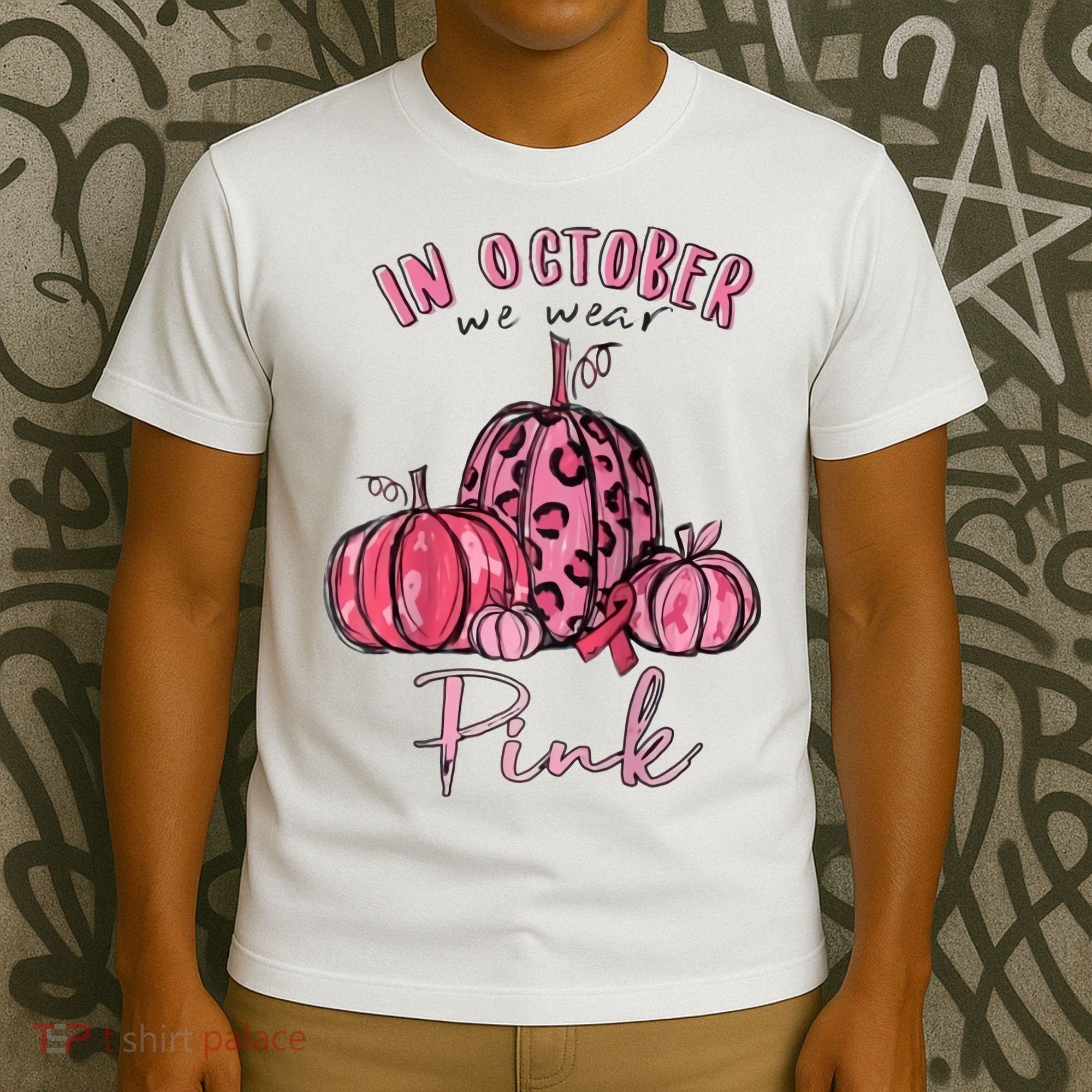 In October We Wear Pink T-Shirt